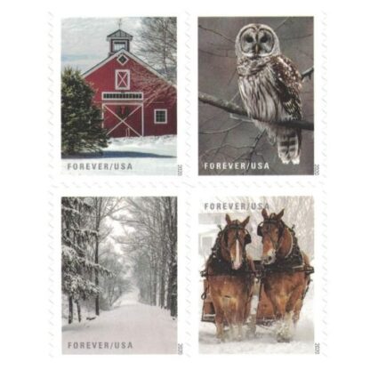 Winter Scenes Stamps