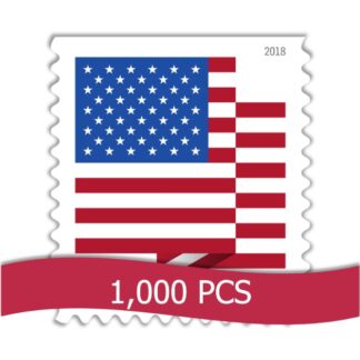 Cheap wholesale discount US Flag Forever Stamps 1000 piece bulk for sale authentic USPS postage for everyday mailing and business use 2018 edition