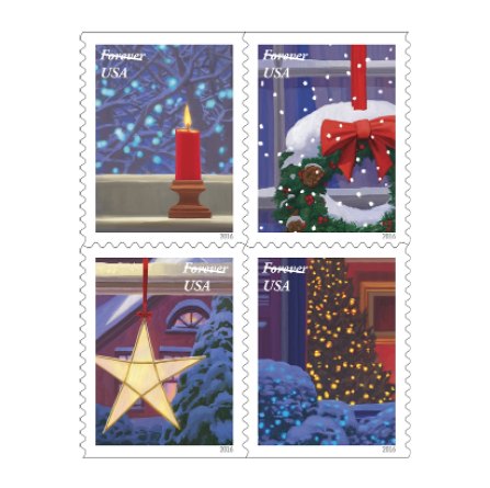 Holiday Windows stamps for sale main