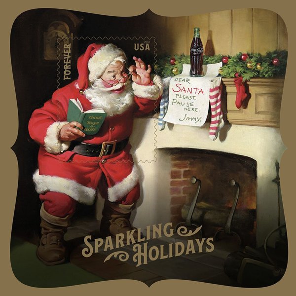 Sparkling Holidays Stamps for santa Christmas for sale view