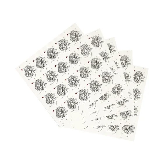 USPS Forever Engraved Vintage Rose Stamps for sale