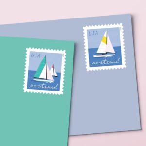 USPS Forever Sailboats Postcard Stamps