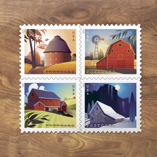 USPS Barns Forever Stamps