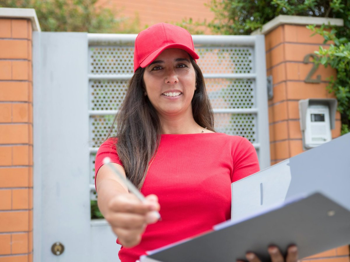 An organized university admissions office in Charlotte, NC, featuring bulk-ordered 1,000-count stamp rolls and acceptance packets ready for mailing.
