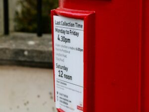 stack of letters prepared cheap flag stamps