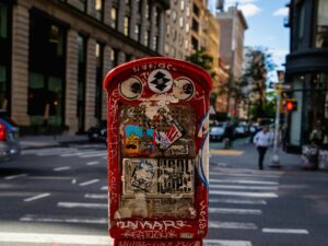 street mailbox with letters using cheap flag forever stamps bulk