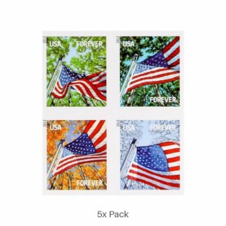 Best Price 2013 US Flag Stamps for Accounting & Tax Services || 500Pcs (25 books)