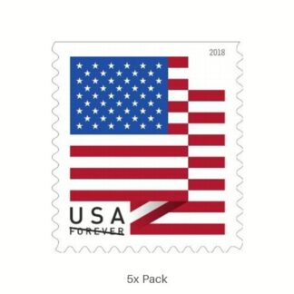 Discount 2018 US Flag Stamps for Professional Law Firm Notices || 500Pcs (5 Roll)