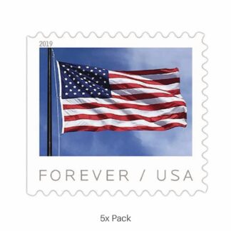Best Price 2019 US Flag Stamps for Insurance Industry Logistics || 500Pcs (5 Roll)