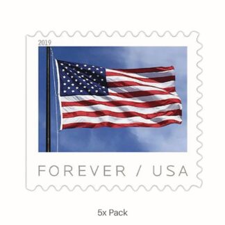 Wholesale 2019 US Flag Stamps Wholesale for Real Estate Agents || 500Pcs (5 Roll)