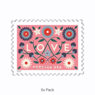 Best Price 2022 Love Stamps for Accounting & Tax Services || 500Pcs (25 Sheets)