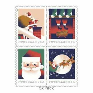 Low Cost A Visit From St. Nick Stamps for Schools & Educational Outreach || 500Pcs (25 Books)