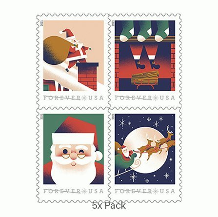Low Cost A Visit From St. Nick Stamps for Schools & Educational Outreach || 500Pcs (25 Books)