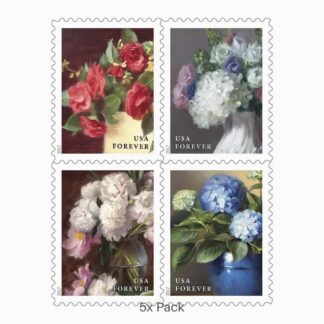 Discount Flowers from the Garden Stamps for Seasonal Lawn Care Marketing || 500Pcs (25 books)