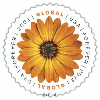 Bulk Global African Daisy Stamps for Accounting & Tax Services || International® Postage 500Pcs