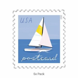 Authentic Sailboats Postcard Stamps for Business Bulk Mailing || Postcard® Postage 500Pcs