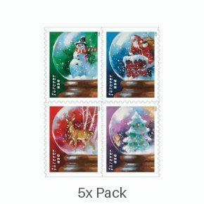 Economy Snow Globes Stamps for Professional Law Firm Notices || 500Pcs (25 Books)