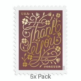 Wholesale Thank You Stamps for Schools & Educational Outreach || 500Pcs (25 Sheets)