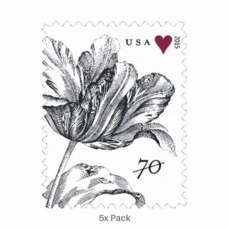 Bulk Vintage Tulip Stamps Wholesale for Real Estate Agents || Two-Ounce Postage 500PCS